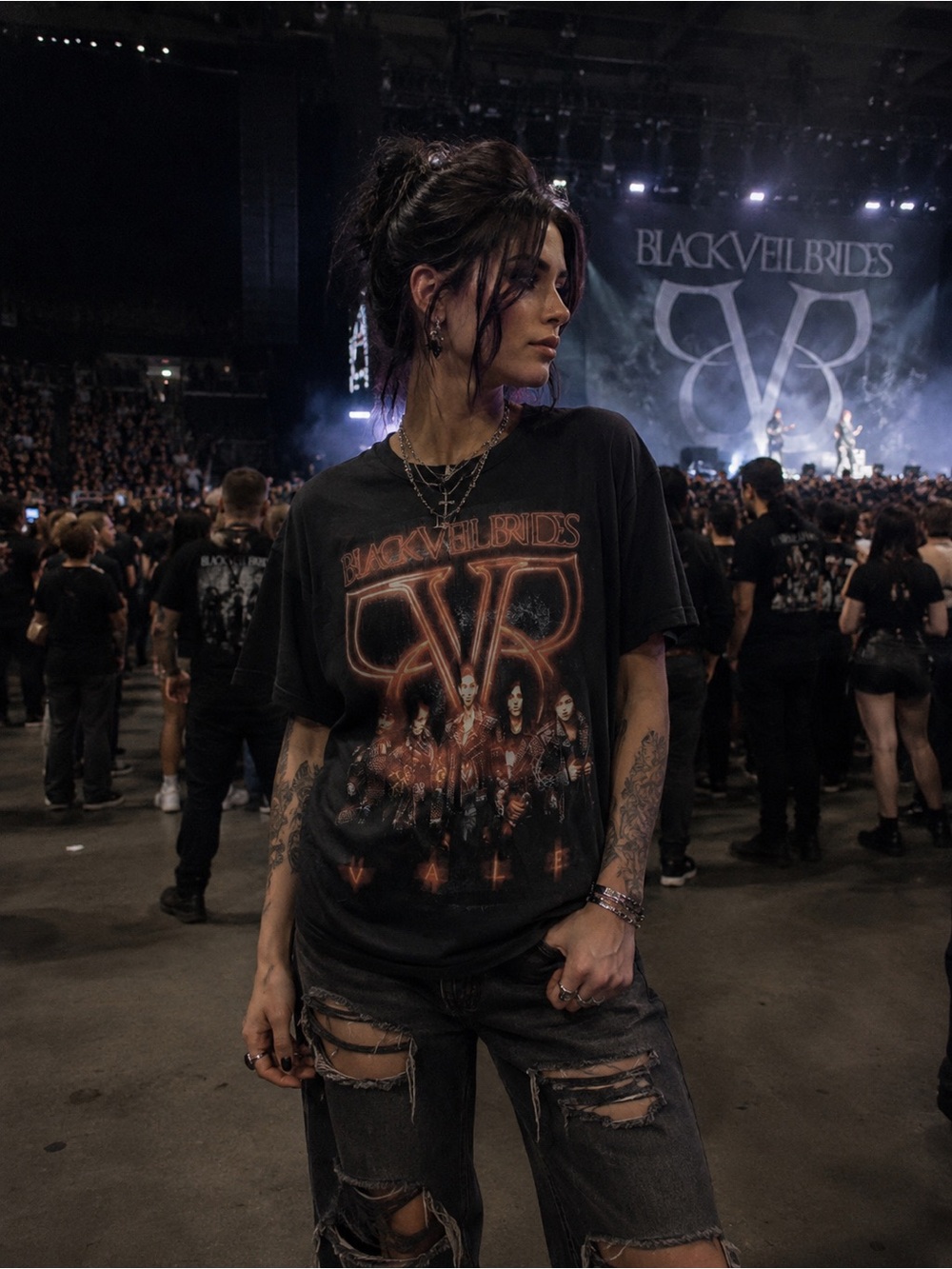Black Veil Brides Band T-Shirt